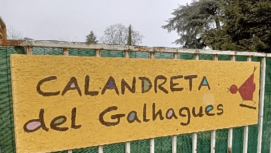 Enseigne de la Calandreta del Galhagués